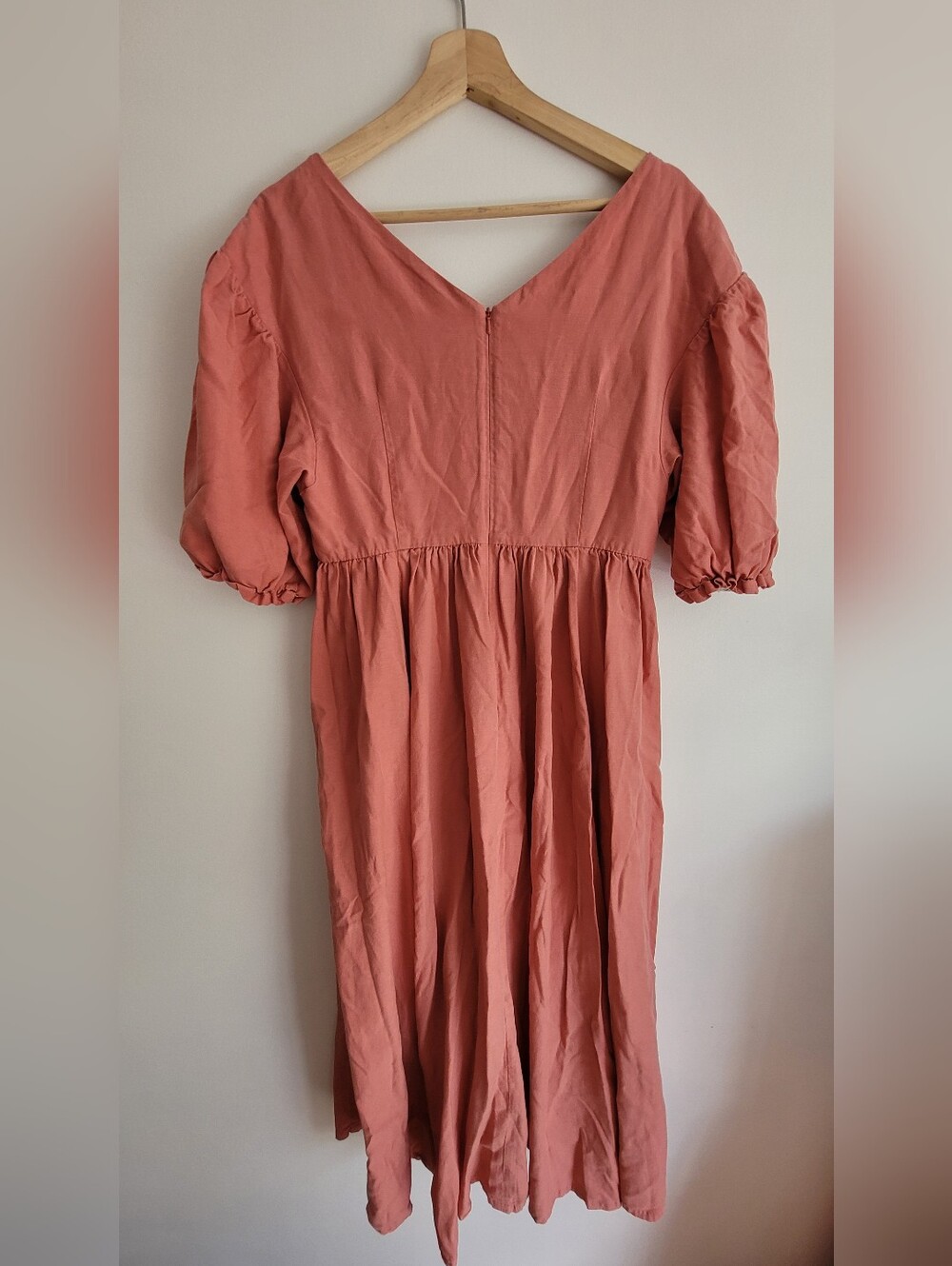 Emma Knudsen Women’s Pink Puff-Sleeve Maxi Dress - Picture 2 of 9